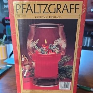 Pfaltzgraff Christmas Heritage Red Candle Holder